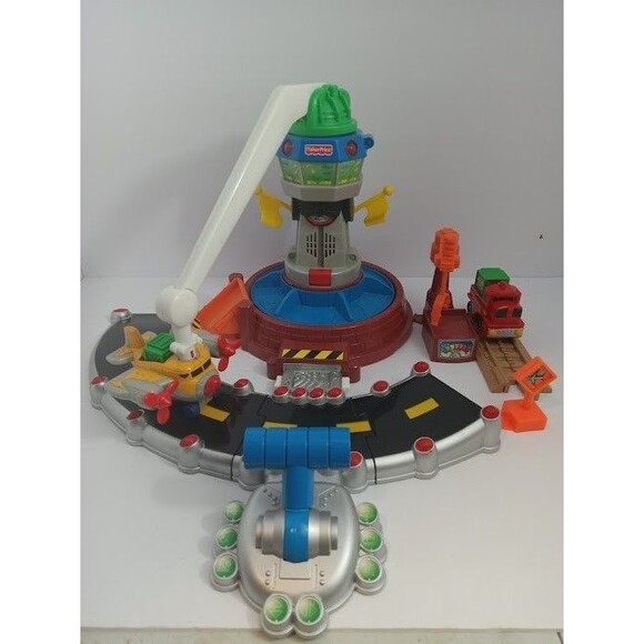 Fisher-Price GeoTrax Rail & Road System Coastal Winds Airport Plane - Picture 8 of 10